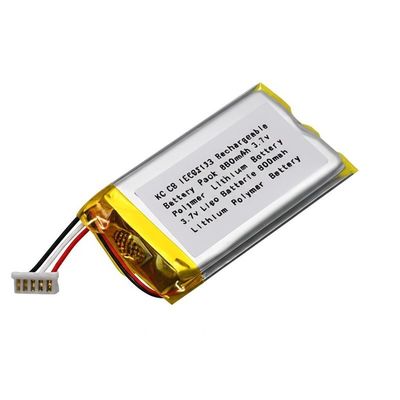 KC IEC62133 Approvato 3.7V 900mAh batteria ricaricabile pacchetto batteria Lipo polimero di litio
