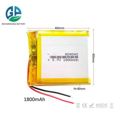 Batteria ad alta scarica 30C Max60C Ricaricabile 6.6Wh Batteria ai polimeri di litio 1800mAh 804040 Pouch Ricaricabile per giocatori di giochi portatili