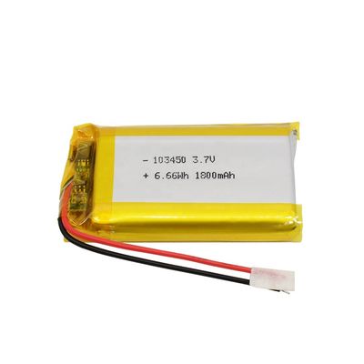 Pacchetto della batteria ricaricabile 3.7V di UL/IEC 2000mAh 103450