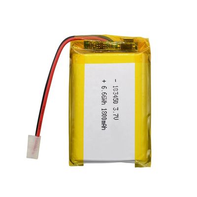 Pacchetto della batteria del polimero del litio di UN38.3 3.7V 2000mAh 103450 per GPS
