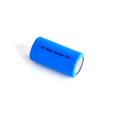 18350 Batteria al litio ricaricabile 3.7V 900mAh con 500 cicli per torce e dispositivi portatili