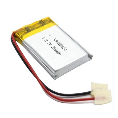 Pacchetto UL1642 IEC62133 della batteria del polimero del litio di Lipo 3,7 V 250mah 502030