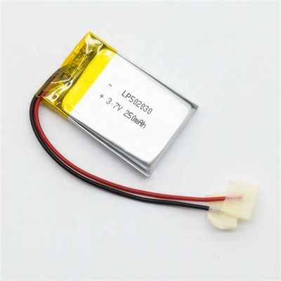 502030 3.7V 250mAh Batteria LiPo Con PCM E Cavo Batteria Ricaricabile ai Polimeri di Litio