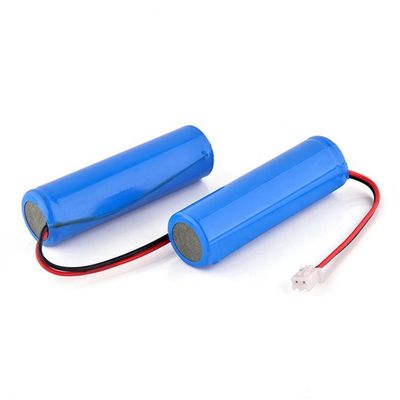 Pacco batteria al litio 18650 da 2600mAh 3.7V con connettore JST per dispositivi portatili