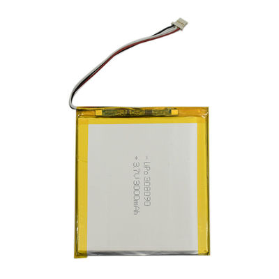 Una cellula ultra sottile su ordinazione 308090 3000mah Li Polymer Battery Pack di 3,7 V Lipo