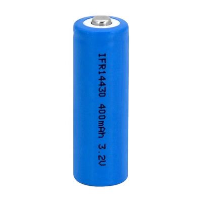 LFP batteria solare 3.2V 400mAh LiFePO4 IFR14430 con durata di 2000 cicli e CB IEC approvazione
