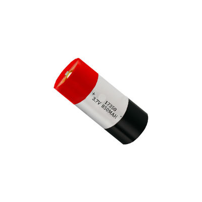 Batteria ricaricabile Lipo 3.7V 850mAh Batteria ai polimeri di litio 17350 per sigaretta elettronica