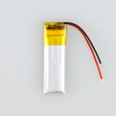 Batteria ricaricabile da 3,7V 80mAh in Li polimero per schede intelligenti e dispositivi indossabili