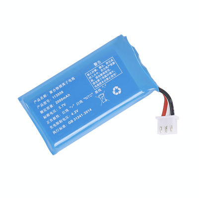 UL Certified 3.7V 2000mAh Rechargeable LiPo Battery Pack per dispositivi indossabili