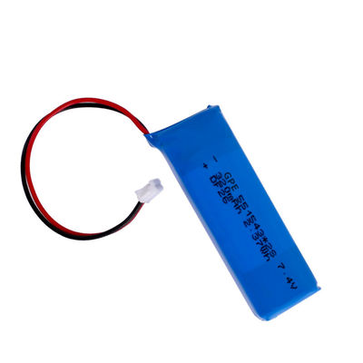 7.4V 320mAh 500 Cycle Life Lithium Polymer Battery Pack Batteria LiPo ricaricabile per giocattoli e elettrodomestici