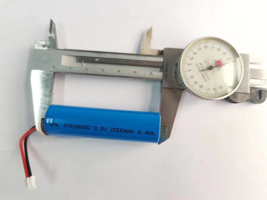 fosfato del ferro del litio della batteria di 3.2V 2000mAh LFP 18650 per la luce del LED