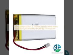 Alta qualità 623360 3.7v 1500mah Batteria al litio polimerico Batteria ad alta velocità di scarica 30C Max60C ricaricabile