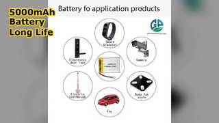 Batteria ai polimeri di litio da 5000 mAh 3,7 V a lunga durata