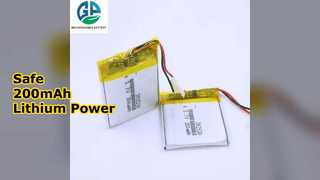 Batteria al litio da 200 mAh: alimenta i tuoi dispositivi in ​​sicurezza