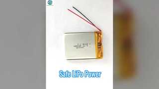 Batteria LiPo da 3,7 V 250 mAh approvata UL CB KC